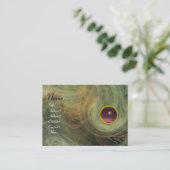 LIGHT VORTEX AMETHYST roze geel grijs Visitekaartje (Staand voorkant)