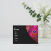 LIGHT VORTEX AMETHYST roze geel zwart rood violet Visitekaartje (Staand voorkant)