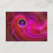 LIGHT VORTEX AMETHYST roze geel zwart rood violet Visitekaartje (Achterkant)