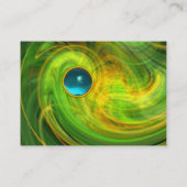 LIGHT VORTEX AQUAMARINE green yellow oranje blue Visitekaartje (Achterkant)