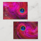 LIGHT VORTEX BLUE SAPPHIRE paarse rood geel Visitekaartje (Voorkant / Achterkant)