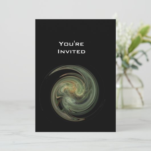 LIGHT VORTEX heldergeel grijs zwart Kaart (Staand voorkant)