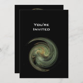 LIGHT VORTEX heldergeel grijs zwart Kaart (Voorkant / Achterkant)