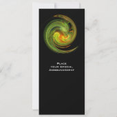 LIGHT VORTEX heldergeel oranje zwart Kaart (Achterkant)