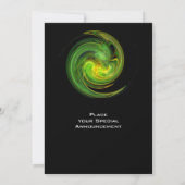 LIGHT VORTEX heldergeel oranje zwart Kaart (Achterkant)