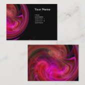 LIGHT VORTEX Levendig zwart roze violet rood bruin Visitekaartje (Voorkant / Achterkant)