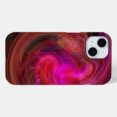 LIGHT VORTEX Pink Fuchsia Red Abstracte Fractals Case-Mate iPhone Case (Achterkant (horizontaal))