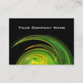 LIGHT VORTEX RUBY- oranje geel groen zwart rood Visitekaartje (Achterkant)