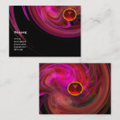 LIGHT VORTEX RUBY - roze violet paars rood Visitekaartje (Voorkant / Achterkant)