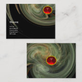 LIGHT VORTEX RUBY-yellow grijs rood Visitekaartje (Voorkant / Achterkant)