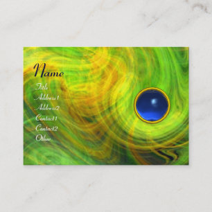 LIGHT VORTEX SAPPHIRE green yellow oranje blue Visitekaartje