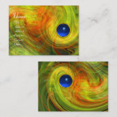 LIGHT VORTEX SAPPHIRE rood geel sinaasappel blauw Visitekaartje (Voorkant / Achterkant)