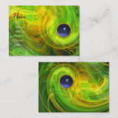 LIGHT VORTEX TOPAZ green yellow oranje blue Visitekaartje (Voorkant / Achterkant)