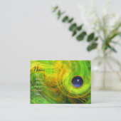 LIGHT VORTEX TOPAZ green yellow oranje blue Visitekaartje (Staand voorkant)