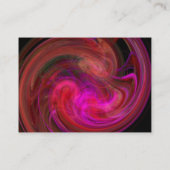 LIGHT VORTEX, vibrant fuchsia Black roze red Visitekaartje (Achterkant)