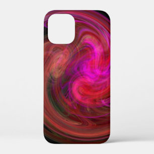 LIGHT VORTEX / Vibrant Pink Fuchsia Red Abstract Case-Mate iPhone Case