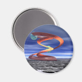 :Light Wave 5: Designer Producten van CricketDiane Magneet (Voorkant / Achterkant)