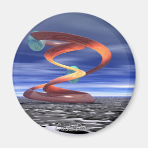 :Light Wave 5: Designer Producten van CricketDiane Magneet