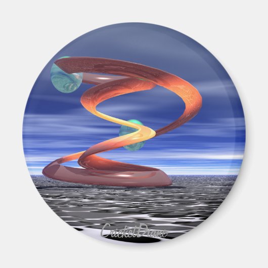 :Light Wave 5: Designer Producten van CricketDiane Magneet (Voorkant)