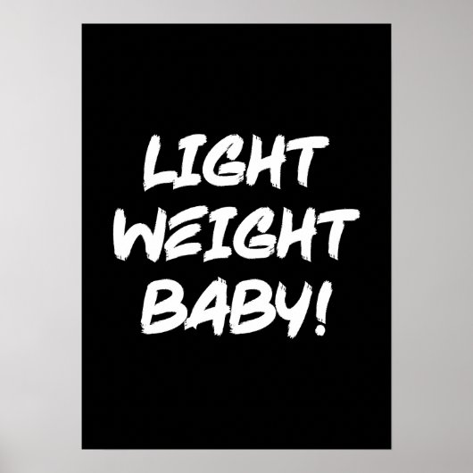 Light Weight Baby - Ronnie Coleman Bodybuilding Poster (Voorkant)