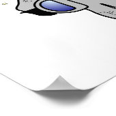 Light Woman Astronaut Poster (Hoek)