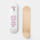 Light Woman Golfer Persoonlijk Skateboard (Voorkant)