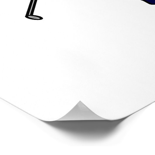 Light Woman Golfer Poster (Hoek)