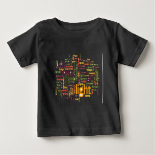 Light Word Cloud Art Print