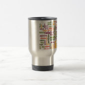 Light Word Cloud Art Print Reisbeker (Center)