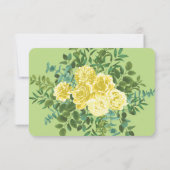 Light Yellow Bleek Green Roos Information Kaart (Achterkant)