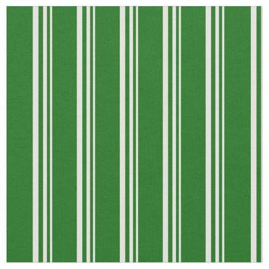 Light Yellow & Dark Green Colour Lines Pattern Stof (Close Up)