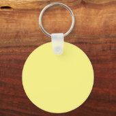 Light Yellow #FFF888, Marzipan Sleutelhanger (Voorkant)