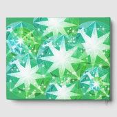 Light Yellow Green Emerald Crystal Art Gastenboek (Achterkant)