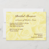 Light Yellow Rose Background Vrijgezellenfeest nod Kaart (Voorkant)