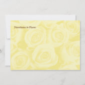 Light Yellow Rose Background Vrijgezellenfeest nod Kaart (Achterkant)
