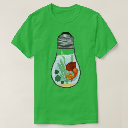 Lightbulb Aquarium T-shirt (Design voorkant)