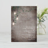 Lightbulb Botanical Garland Industrial Brick Kaart (Staand voorkant)