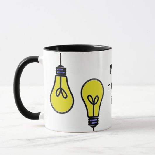 Lightbulb Bright Ideeën Design Mok (Links)