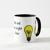 Lightbulb Bright Ideeën Design Mok (Voorkant rechts)