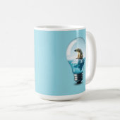 Lightbulb Iceberg - Polar Bear in a Lightbulb Koffiemok (Voorkant rechts)