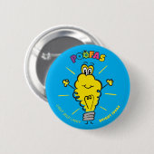 Lightbulb Larry Button (Voorkant /achterkant)