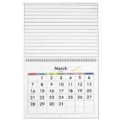 Lightbulb LG Schooljaarkalender met omlijnde pagin Kalender (Mar 2027)