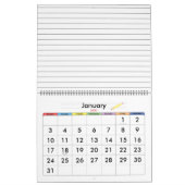 Lightbulb LG Schooljaarkalender met omlijnde pagin Kalender (Jan 2027)