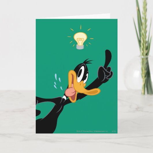 Lightbulb over DAFFY DUCK™'s Head Kaart (Voorkant)
