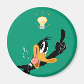 Lightbulb over DAFFY DUCK™'s Head Magneet (Voorkant)