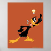 Lightbulb over DAFFY DUCK™'s Head Poster (Voorkant)