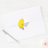 LightBulb Ronde Sticker (Envelop)