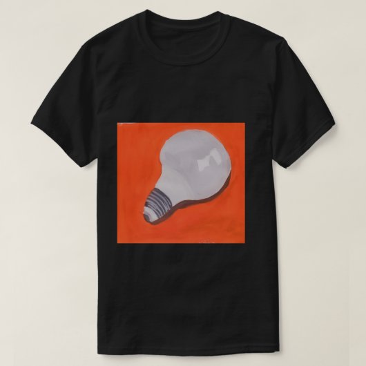 Lightbulb T-shirt (Design voorkant)