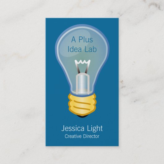Lightbulb Visitekaartje (Voorkant)