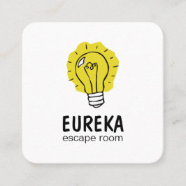 Lightbulbidee Vierkante Visitekaartje